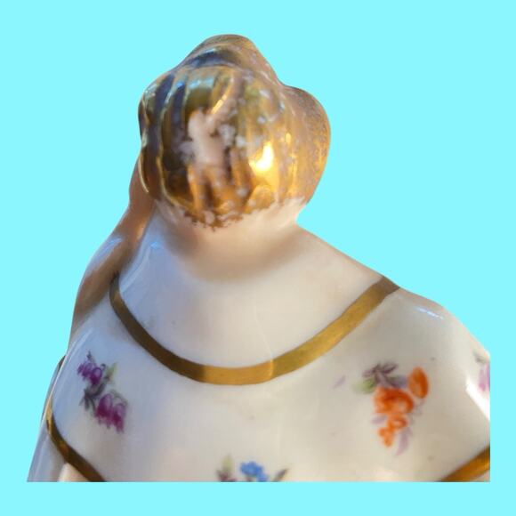 Vtg Taube China Victorian Courting Bowing Male Figurine Porcelain 9" Jim Dandy - Picture 7 of 12